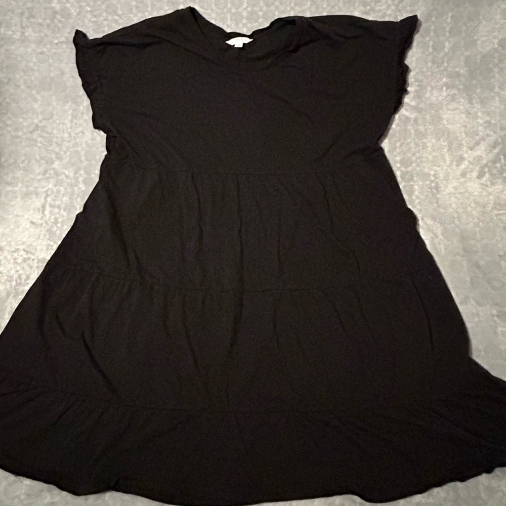 Black Tiered Dress